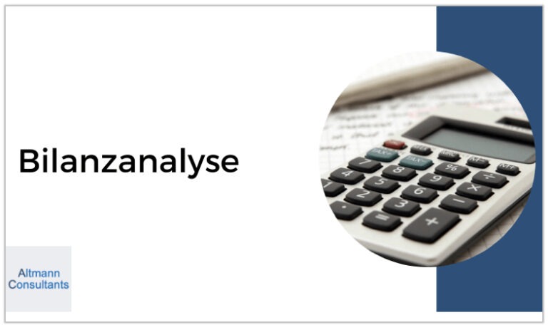 Grundzüge der Bilanzanalyse Altmann Consultants